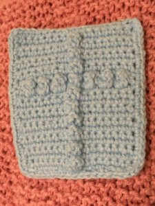 Crocheted Cross Pocket Shawl